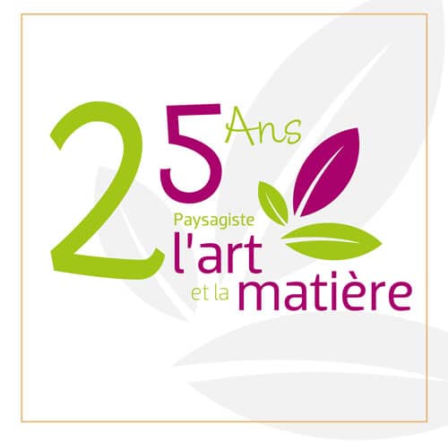 LOGO-25-ANS-500 L'entreprise l'Art et la Matière, basée à Fontaine-Le-Comte (86), fête cette années ses 25 ans.